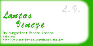 lantos vincze business card